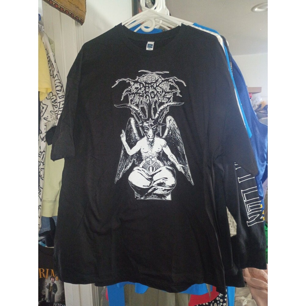 Rare Dark throne black metal tee shirt rare band rock graphic art size small s